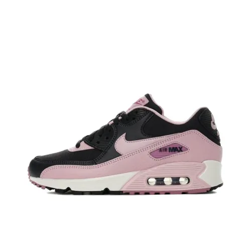 Nike Air Max 90 Running Shoes Women's Low-Top Black/Pink