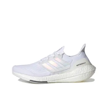 Adidas Ultra Boost 21 White Iridescent Cage