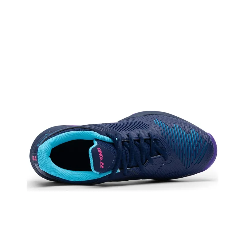YONEX Badminton Shoes Unisex Low Top Navy Purple-2