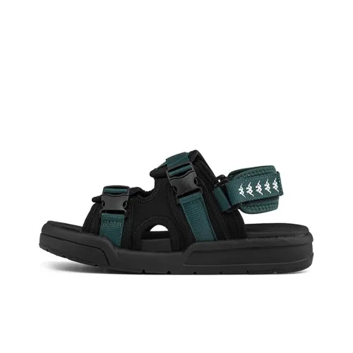 Kappa Beach Sandals Unisex Black/Green