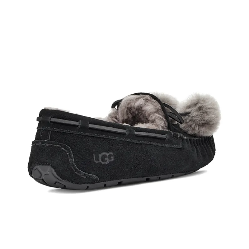 UGG Dakota Bow Pom 'Black' Women's-3