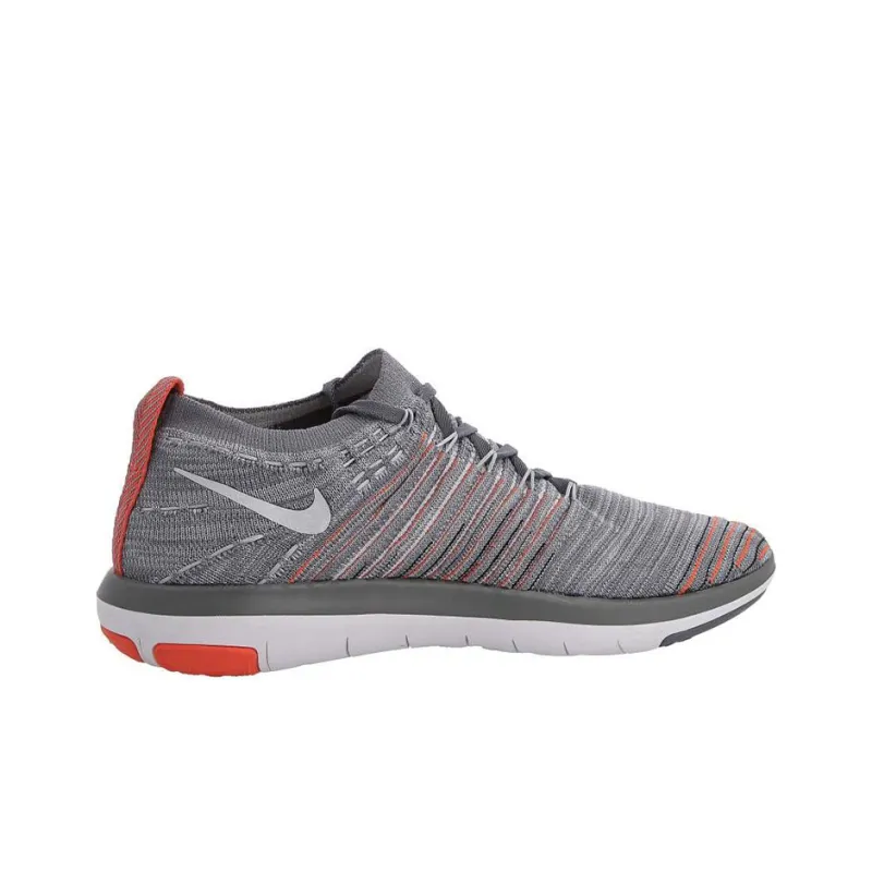 Nike Free Transform Flyknit Low Top Grey/Orange Women's-1