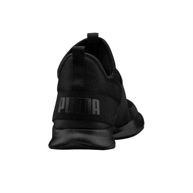 PUMA Dare Trainer Dare Traine Wear-Resistant Slip-Resistant Mid-Top Running Shoes Women's Black-4