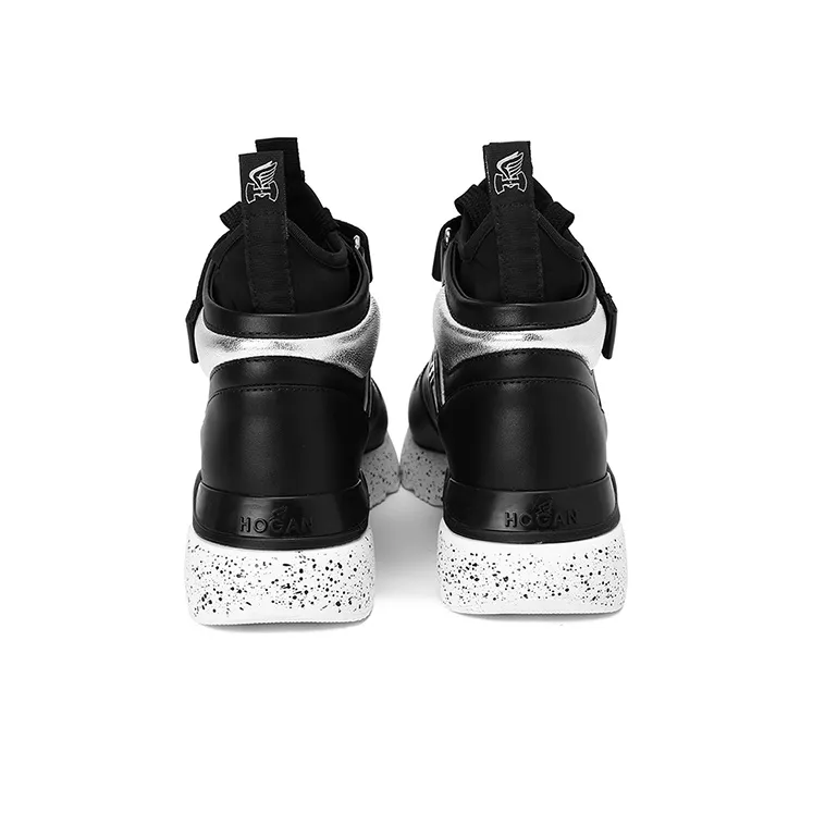 HOGAN Active One Casual Shoes Women's High-Top Black-3