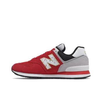 New Balance 574 Playing Card Red Grey