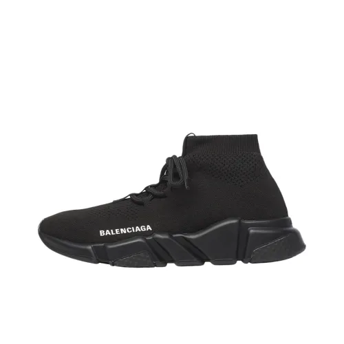 Balenciaga Women's Speed Lace Up Sneaker 'Black'