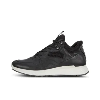 Ecco St.1 Casual Shoes Men Mid-Top Black