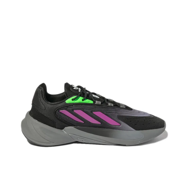 Adidas Ozelia Black Purple Screaming Green-1