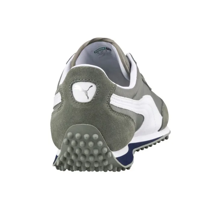PUMA Whirlwind Classic Anti-Slip Wear-Resistant Low-Top Running Shoes Men's Army Green-4