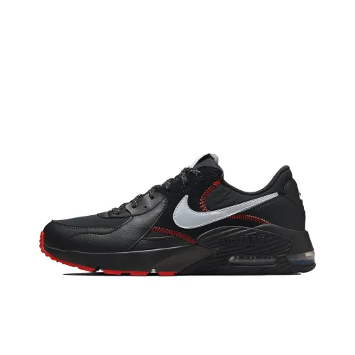 Nike Air Max Excee Running Shoes Men Low-Top Black/White/Red