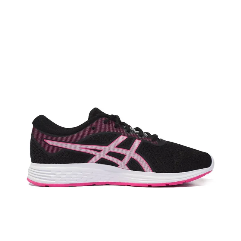 Asics Patriot Wear-Resistant Low-Top Running Shoes Women's Black Pink-1