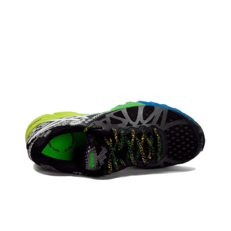 Asics Gel-Noosa Tri 9 Anti-Slip Wear-Resistant Low-Top Running Shoes Men's Black White-2