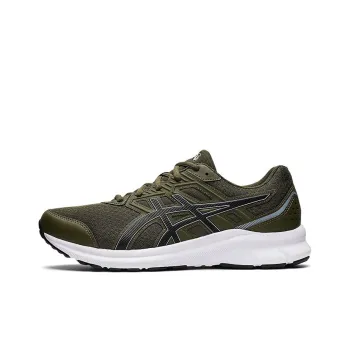 Asics Jolt Wear-Resistant Low-Top Running Shoes Men's Green Black