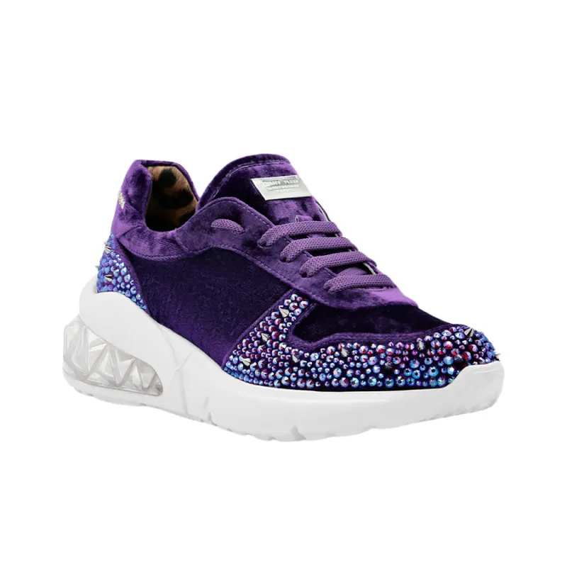 PHILIPP PLEIN Casual Shoes Women's Low-Top Purple-2