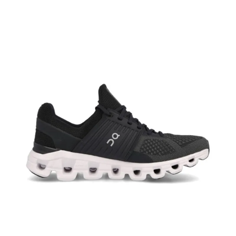 On Running Cloudswift Black Rock White Women's-1