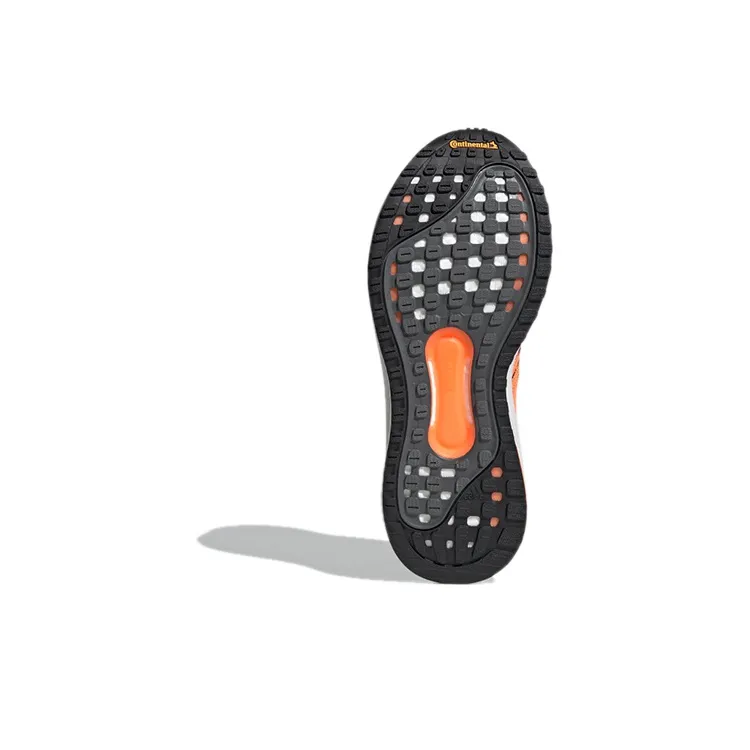 Adidas Solar Glide Breathable Low-Top Casual Running Shoes Men's Gray Orange-5