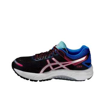 Asics Gel-fortitude 7 Anti-Slip Wear-Resistant Low-Top Running Shoes Women's Black Blue