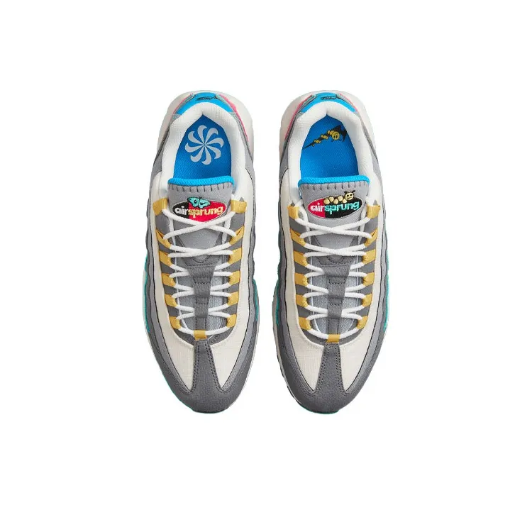 Nike Air Max 95 Air Sprung Grey Aqua Pink-3