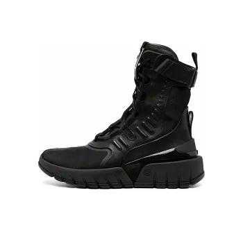 BALMAIN Cushioning Lightweight Wear-Resistant Slip-Resistant High-Top Running Shoes Men's Black