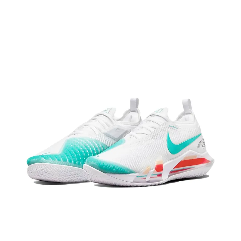 Nike React Vapor Nxt Hc White Habanero Red Pomegranate Washed Teal Women's-2