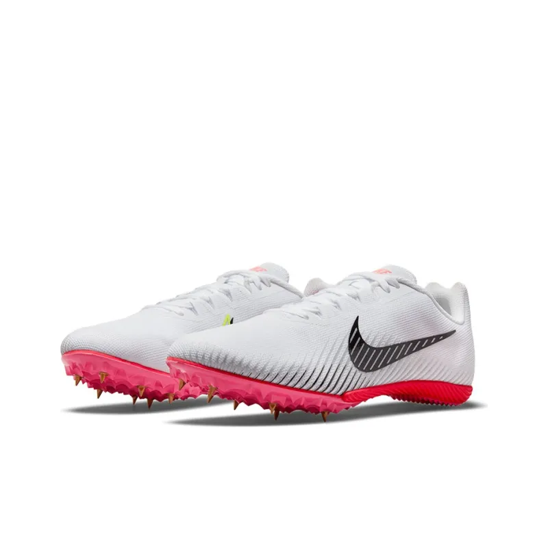 Nike Air Zoom Rival M 9 Spikes 'White Black'-2