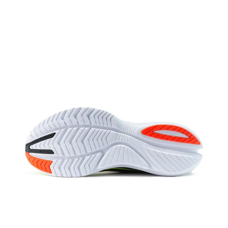 Saucony Kinvara 12 Cushioned Wear-Resistant Support Low-Top Casual Running Shoes Men's Neon Green-4