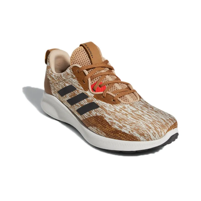 Adidas Purebounce+ Street Slip-Resistant Low-Top Running Shoes Men's Brown Black-2