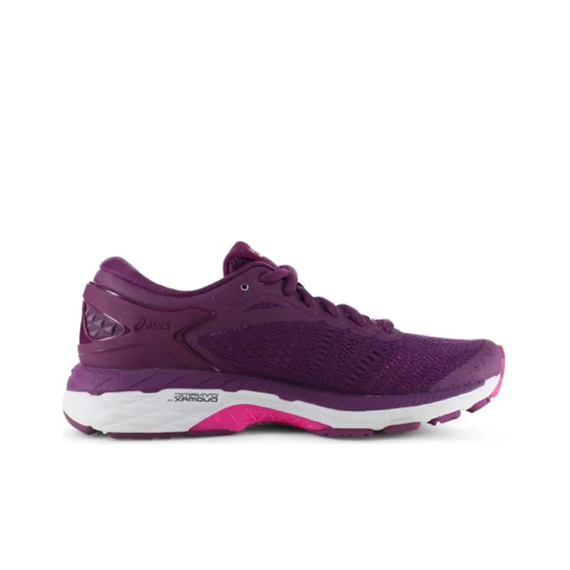 Asics Gel-Kayano 24 Breathable And Wear-resistant Low-Top Running Shoes Women's Purple D-Width-1