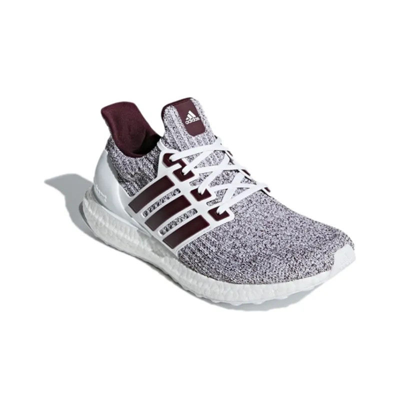 Adidas Ultra Boost 4.0 Cloud White Maroon-2