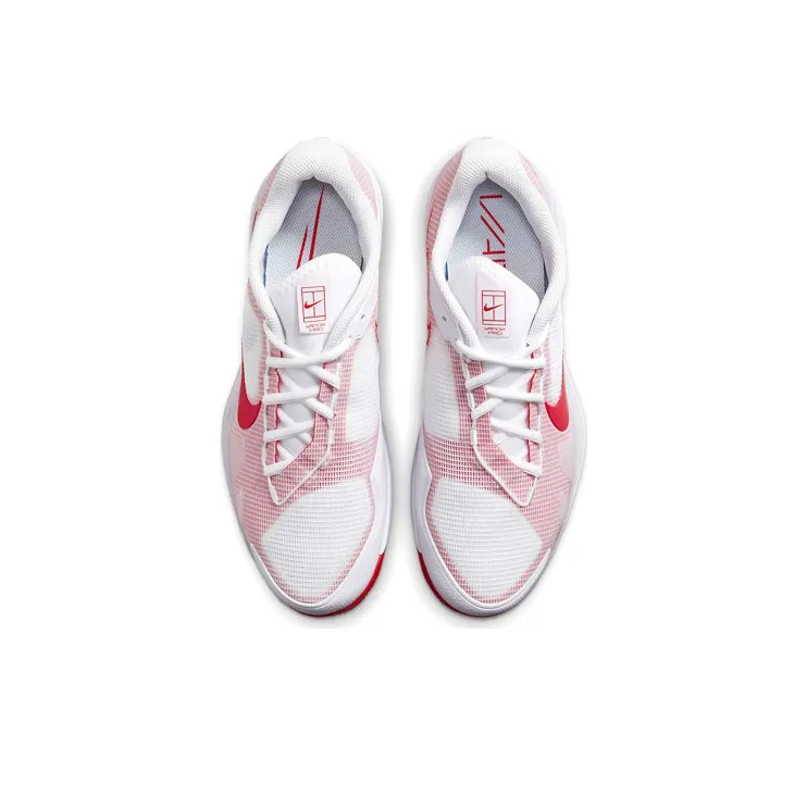 Nike Court Air Zoom Vapor Pro Clay White University Red-3