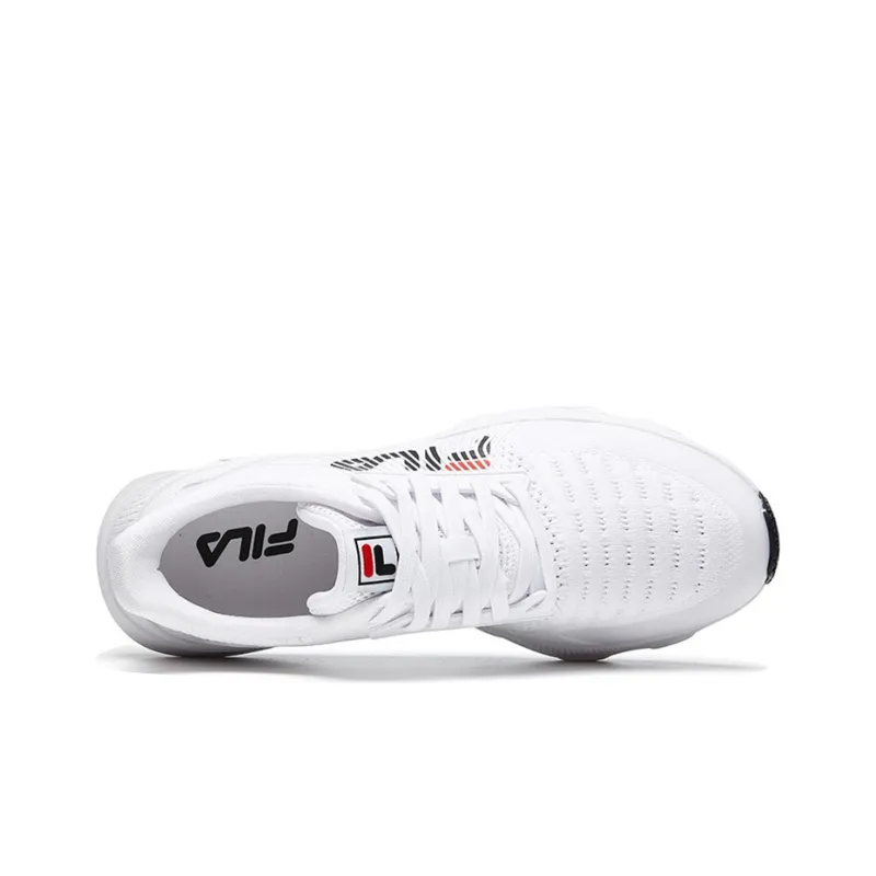 FILA Surround Cushioning Anti-Slip Wear-Resistant Breathability Low-Top Running Shoes Men's White-2