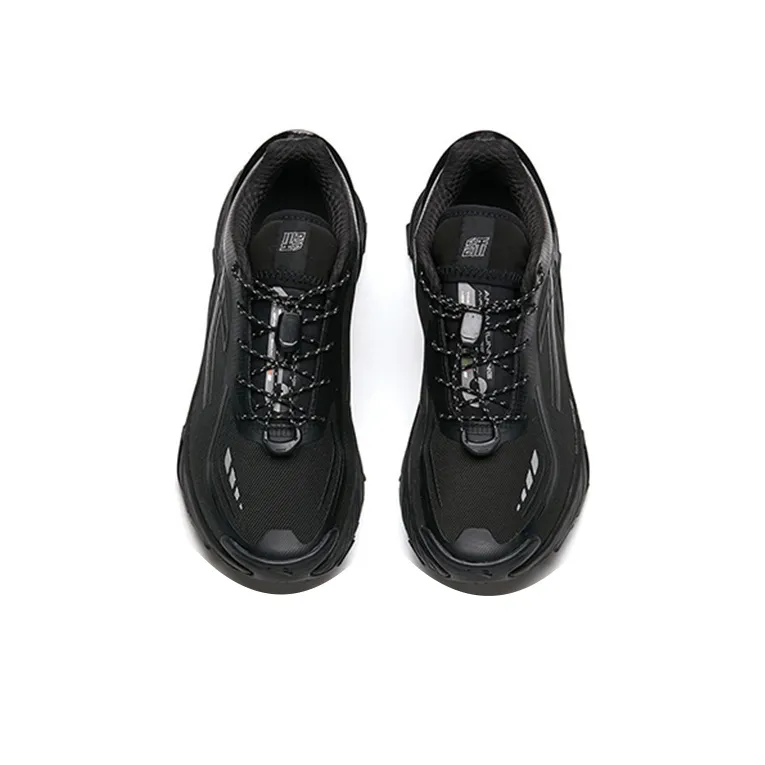 Anta Running Collection Cushioning Anti Slip And Wear Resistant Low Top Running Shoes Women's Black-3