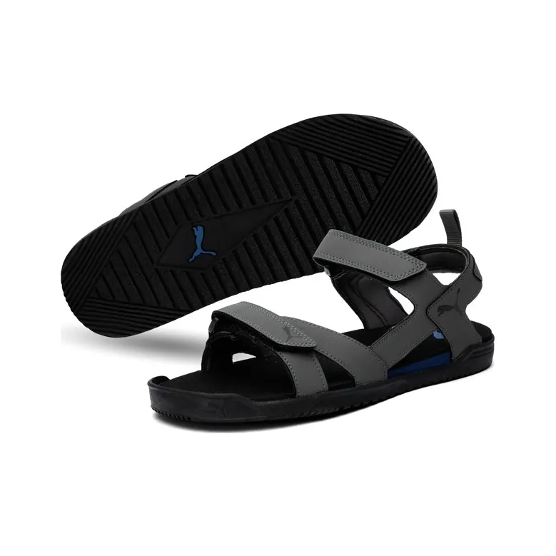 PUMA Zeal Beach Sandals Unisex Gray/Black-3