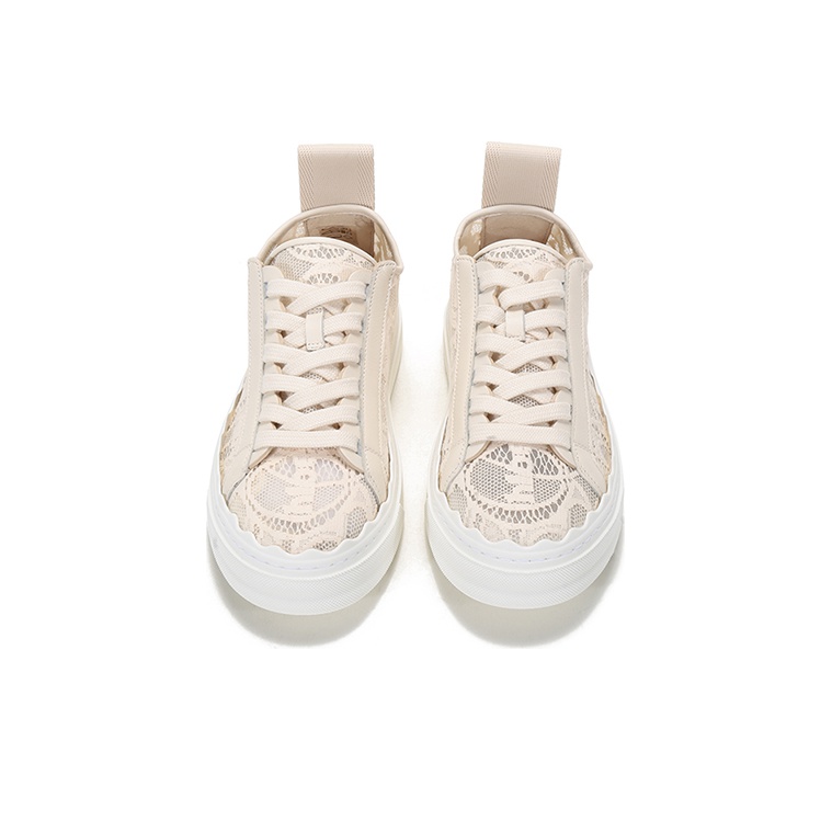Chloé Lauren Lace-detail Sneakers - POIZON