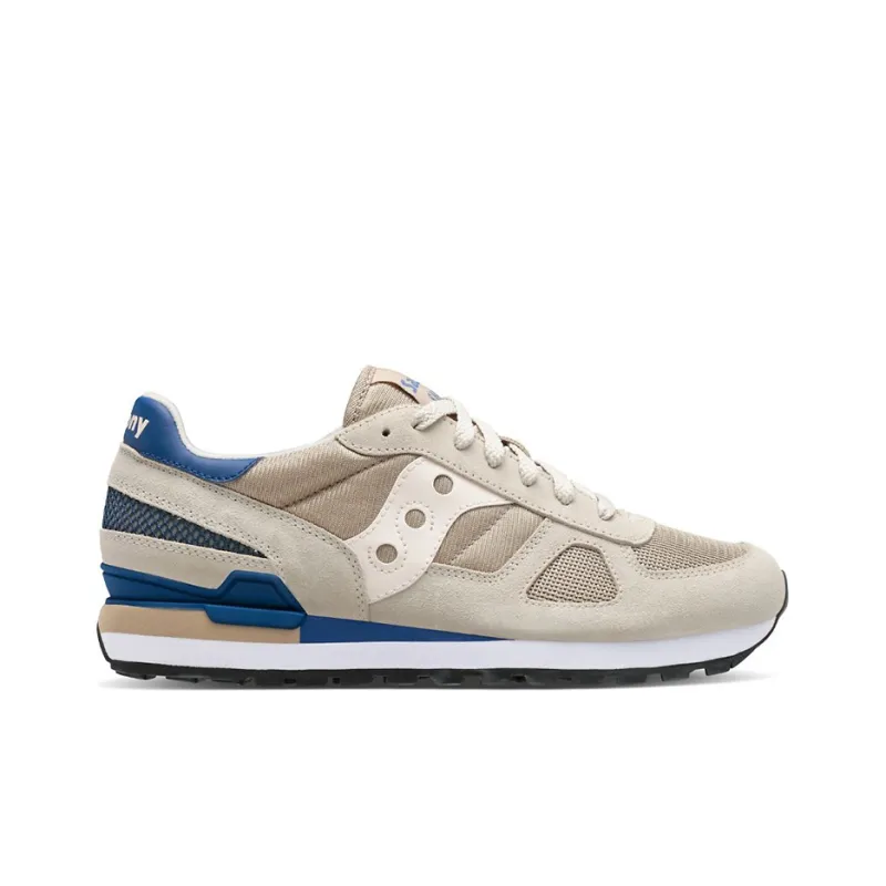 Saucony Shadow Shadow Original Low-Top Running Shoes Men's Khaki Blue Standard M-1