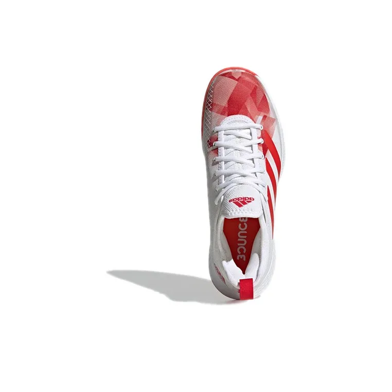 Adidas ULT Multicourt Abrasion Resistant Low Top Tennis Shoes Men's White Red-4