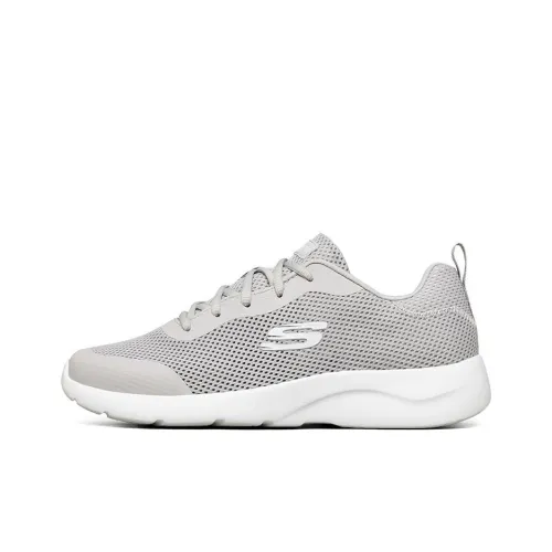 Skechers Dynamight 2.0 Lightweight Low Top Running Shoes Men's Light Gray