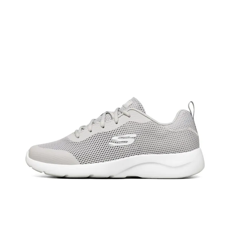 Skechers Dynamight 2.0 Lightweight Low Top Running Shoes Men's Light Gray-0