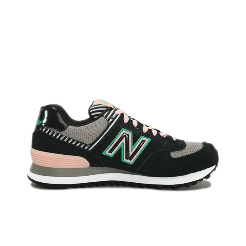 New Balance 574 Black Pink Women's-1