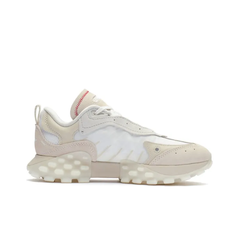LiNing OVERLOAD Anti Slip And Wear Resistant Breathable Low Top Sports Casual Shoes Women's Ecru-1