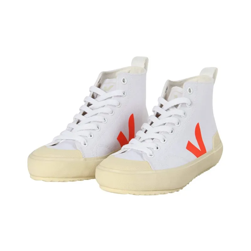 VEJA Nova Ht Canvas 'White Orange Fluo Butter Sole'-2