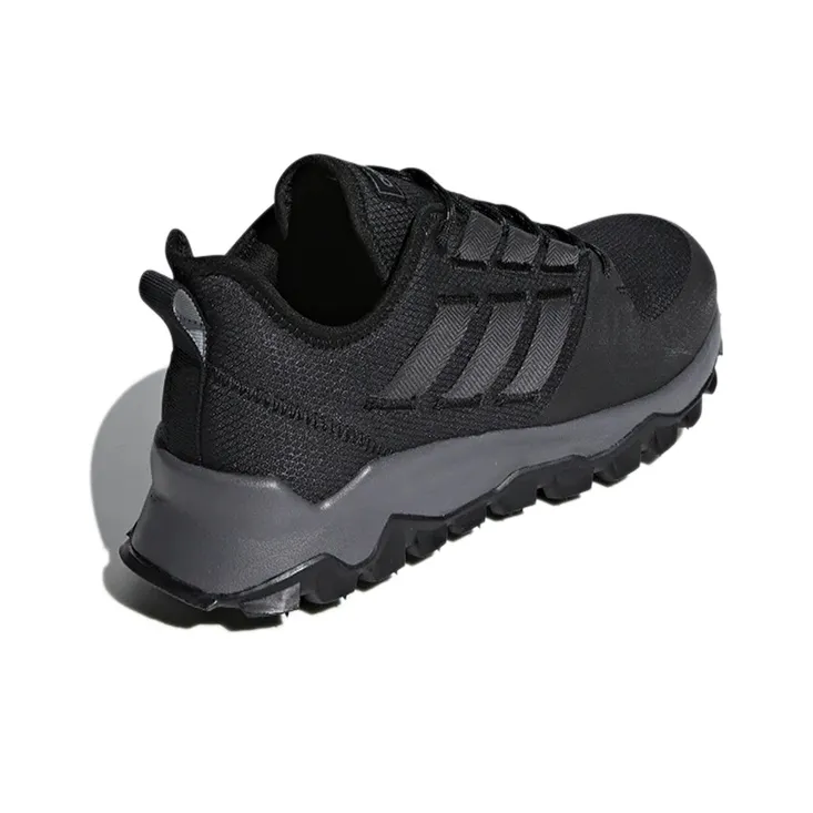 Adidas Anti Slip Wear Resistant Low Top Running Shoes Men's Carbon Black-3