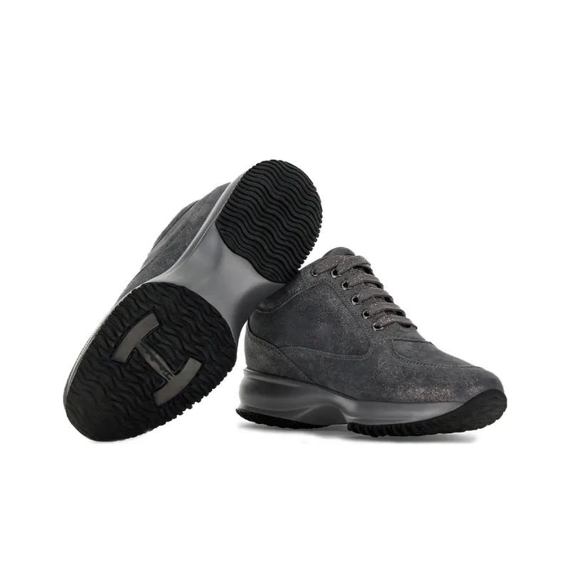 HOGAN Interactive Casual Shoes Women's Low-Top Gray-3