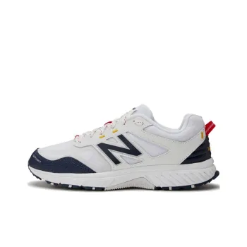New Balance NB 510 Slip Resistant, Abrasion Resistant, Breathable Low Top Running Shoes Unisex White Blue 2E Width