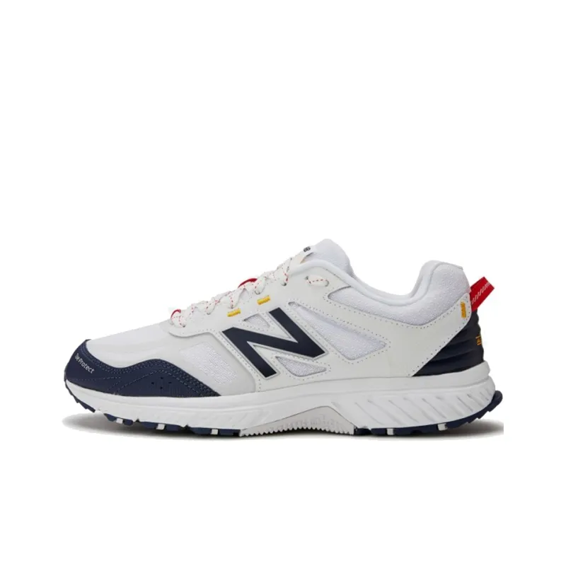 New Balance NB 510 Slip Resistant, Abrasion Resistant, Breathable Low Top Running Shoes Unisex White Blue 2E Width-0