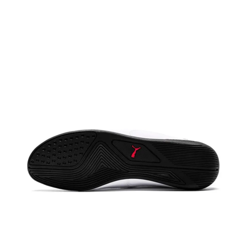 PUMA Ferrari Drift Cat 7 Anti-Slip Wear-Resistant Low-Top Running Shoes Men's White-4