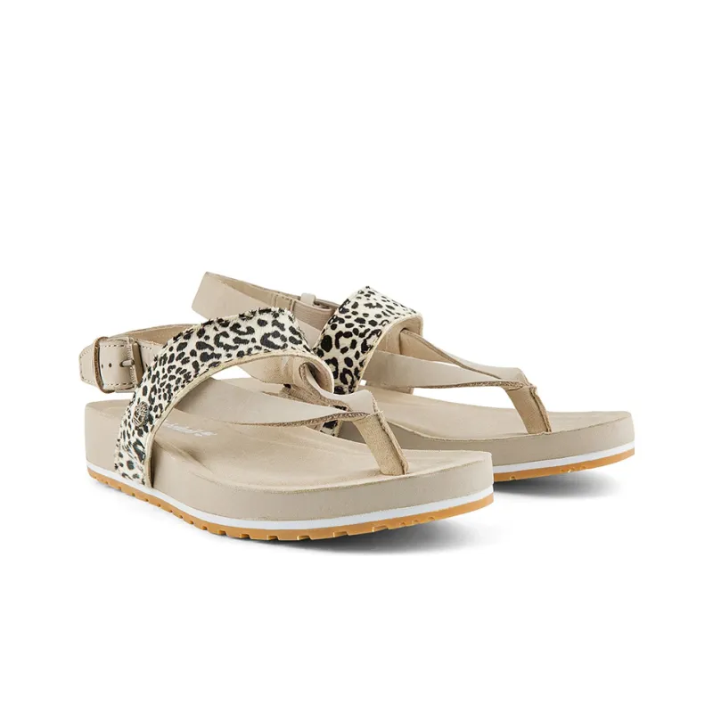 Timberland Malibu Waves Thong Sandal 'Leopard Nubuck' Women's-3
