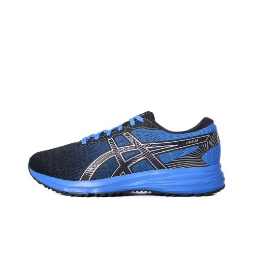 Asics Taikai Wear-Resistant Low-Top Running Shoes Men's Blue Black