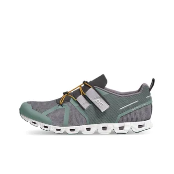 On Cloud Nexus Cushioning Low Top Running Shoes Men's Green Black