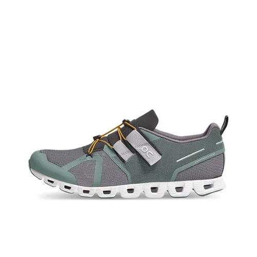 On Cloud Nexus Cushioning Low Top Running Shoes Men's Green Black
